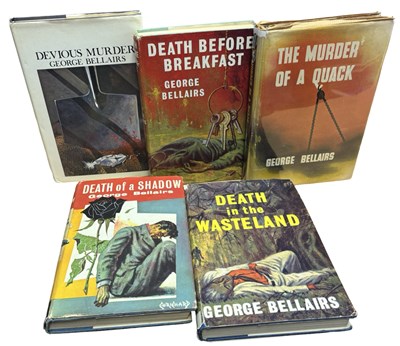 Lot 151 - GEORGE BELLAIRS DUSTJACKETS: 5 Titles: DEATH...