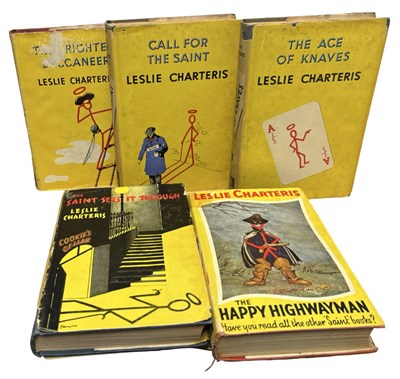 Lot 153 - LESLIE CHARTERIS DUSTJACKETS: 5 Titles: THE...