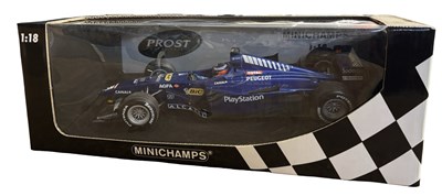 Lot 290 - A boxed Minichamps 1:18 scale Prost Peugeot...