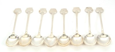 Lot 7 - A group of eight hallmarked silver teaspoons...
