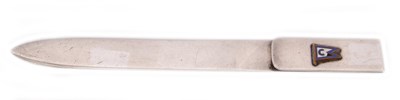 Lot 16 - A sterling Swedish silver paper knife by...
