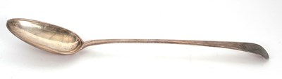 Lot 27 - A George III silver basting spoon, Old English...