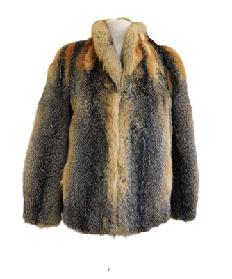 Lot 64 - A red fox fur jacket