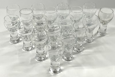 Lot 234 - Suite of 18 Caithness Canisbay Glasses Designed by Colin Terris