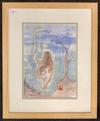 Lot 54 - James Tillett (contemporary), Chinese Tiger,...