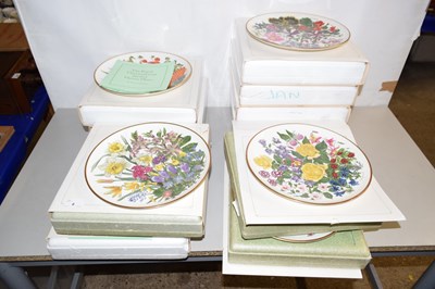 Lot 8 - Qty of Franklin porcelain Royal Holticultural...