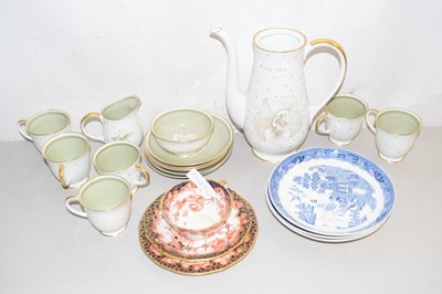 Lot 10 - Qty of Suzi Cooper coffee wares, Royal Crown...