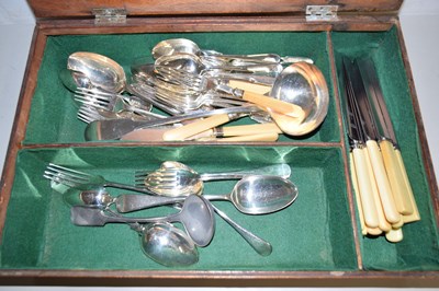 Lot 27 - Box various silver plated cutleries