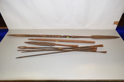 Lot 80 - Qty of heavely corroded spear parts