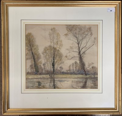 Lot 59 - William Thomas Wood (1877-1958), An autumnal...