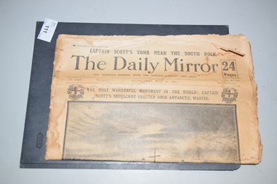 Lot 111 - A vintage copy of the Daily Mirror 21st May 1913