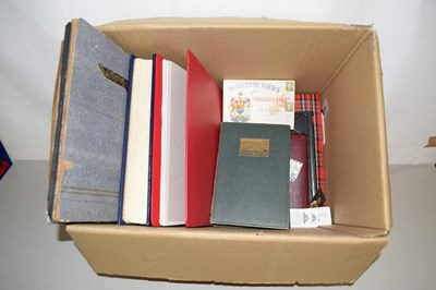 Lot 188 - Group lot of albums of various world stamps,...