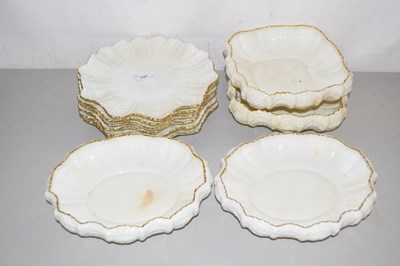 Lot 197 - Quantity of Coalport gilt rimmed dinner wares
