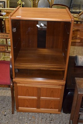 Lot 327 - A Nathan teak finish hi-fi unit