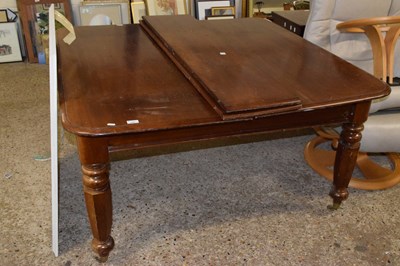 Lot 344 - A Victorian mahogany extending dining table...