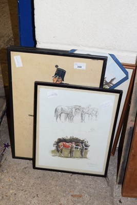 Lot 359 - Mixed Lot: Reproduction studies after Munnings,...