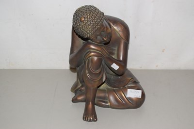 Lot 502A - A model of a seated Buddha