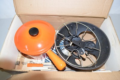 Lot 554 - A boxed Le Creuset fondue set
