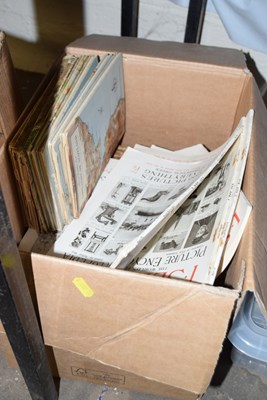 Lot 586 - Box of various maps and I See All picture...