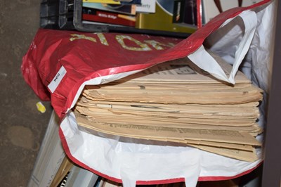 Lot 596 - Bag of various vintage newspapers