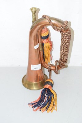 Lot 643 - A brass bugle