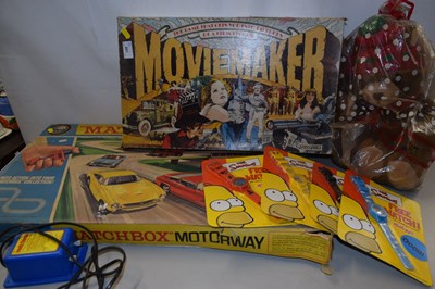 Lot 681 - Matchbox Motorway game together with Harrods...