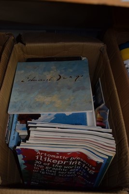 Lot 705 - Box of various artists magazines and books