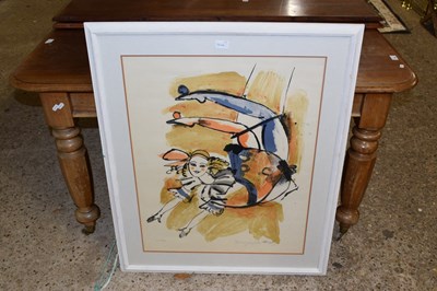 Lot 344A - Limited edition coloured print Acrobat