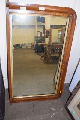 Lot 717 - A wooden framed mirror