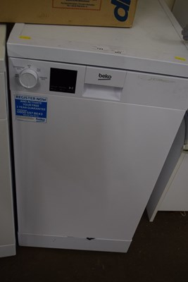 Lot 723 - A Beko slimline dishwasher