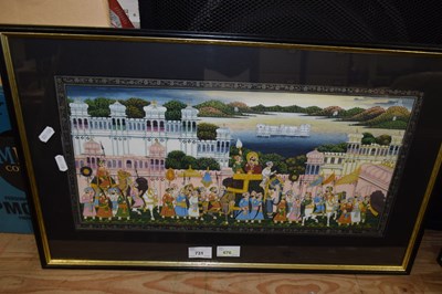 Lot 731 - An Indian style print