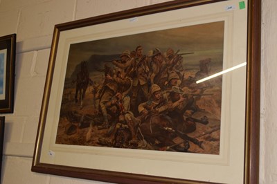 Lot 760 - A large military print