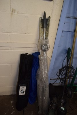 Lot 762 - Pair of folding camping chairs and a rotary...