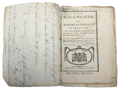 Lot 883 - BENJAMIN FRANKLIN: THE WAY TO WEALTH; OR...