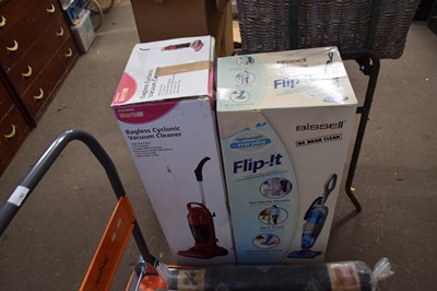 Lot 794 - A boxed bagless vacuum cleaner and a hardwood...
