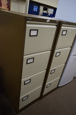 Lot 798 - A pair of filing cabinets