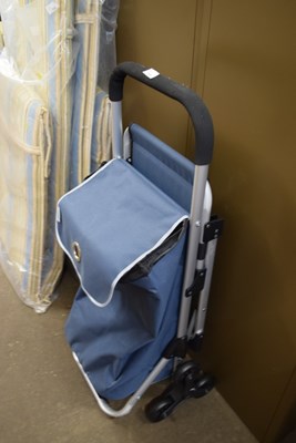 Lot 818 - A wheeled shopping trolley