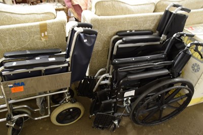 Lot 841 - Three folding wheelchairs