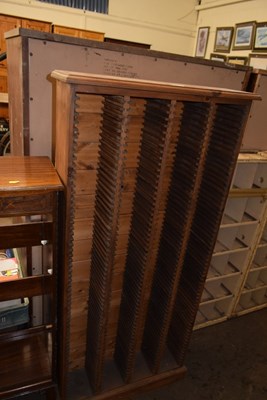 Lot 852 - A wooden CD rack