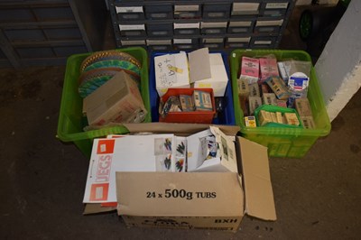 Lot 860 - Four boxes of various garage clearance to...