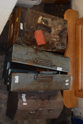 Lot 881 - Three various tool boxes and contents