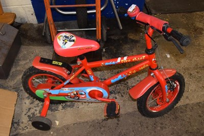 Lot 883 - A child's bicycle with stabilisers
