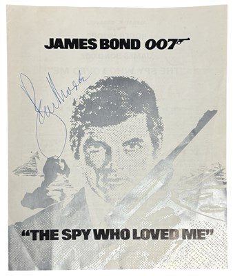 Lot 43 - ROGER MOORE [James Bond]: The Spy Who Loved Me...