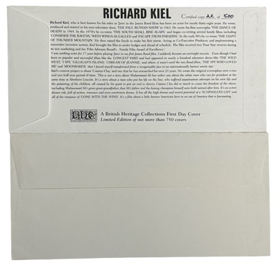 Lot 42 - SIGNED JAMES BOND FIRST DAY COVERS: A View to...
