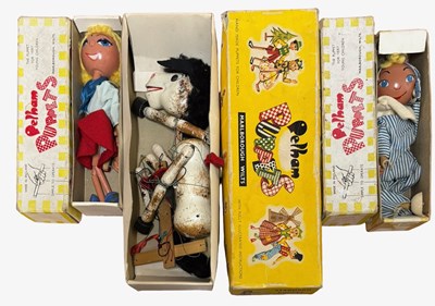 Lot 275 - Three vintage boxed Pelham Puppets, to include:...