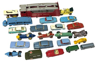 Lot 165 - A collection of various playworn Dinky, Corgi...