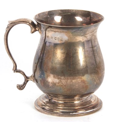 Lot 74 - An Elizabeth II silver tankard of plain...