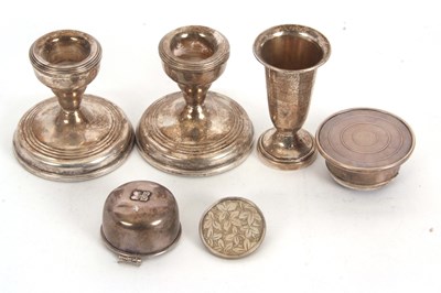 Lot 78 - Mixed Lot:  A pair of Elizabeth II silver...