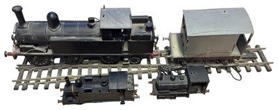 Lot 79 - A scratchbuilt 0 gauge locomotive, together...