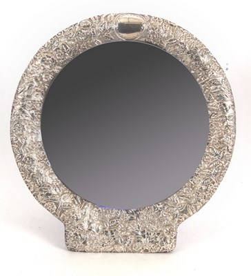 Lot 90 - A late Victorian silver mounted dressing table...